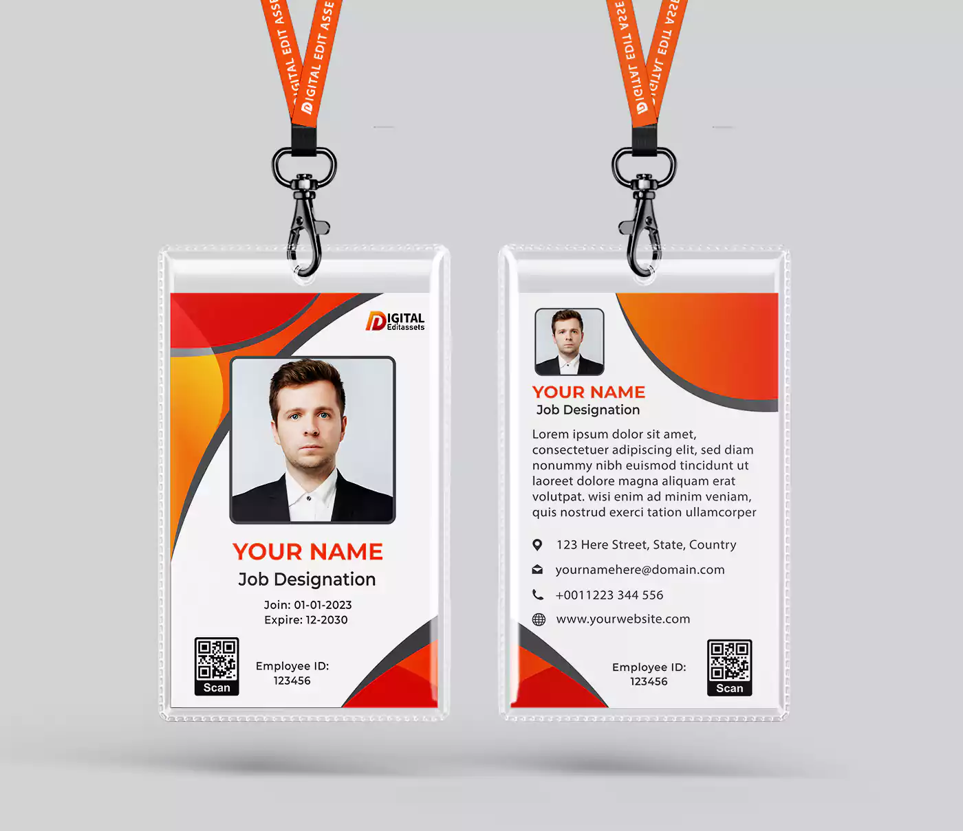free-id-card-vector-template-professional-id-card-design